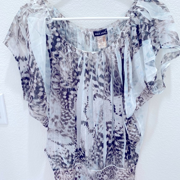 Wet Seal Animal Print Tunic. Size S - Picture 1 of 3